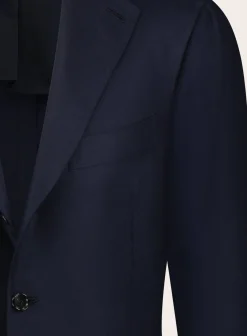 Cesare Attolini Handgemaakt Wollen Jasje Blue Navy Best Sale