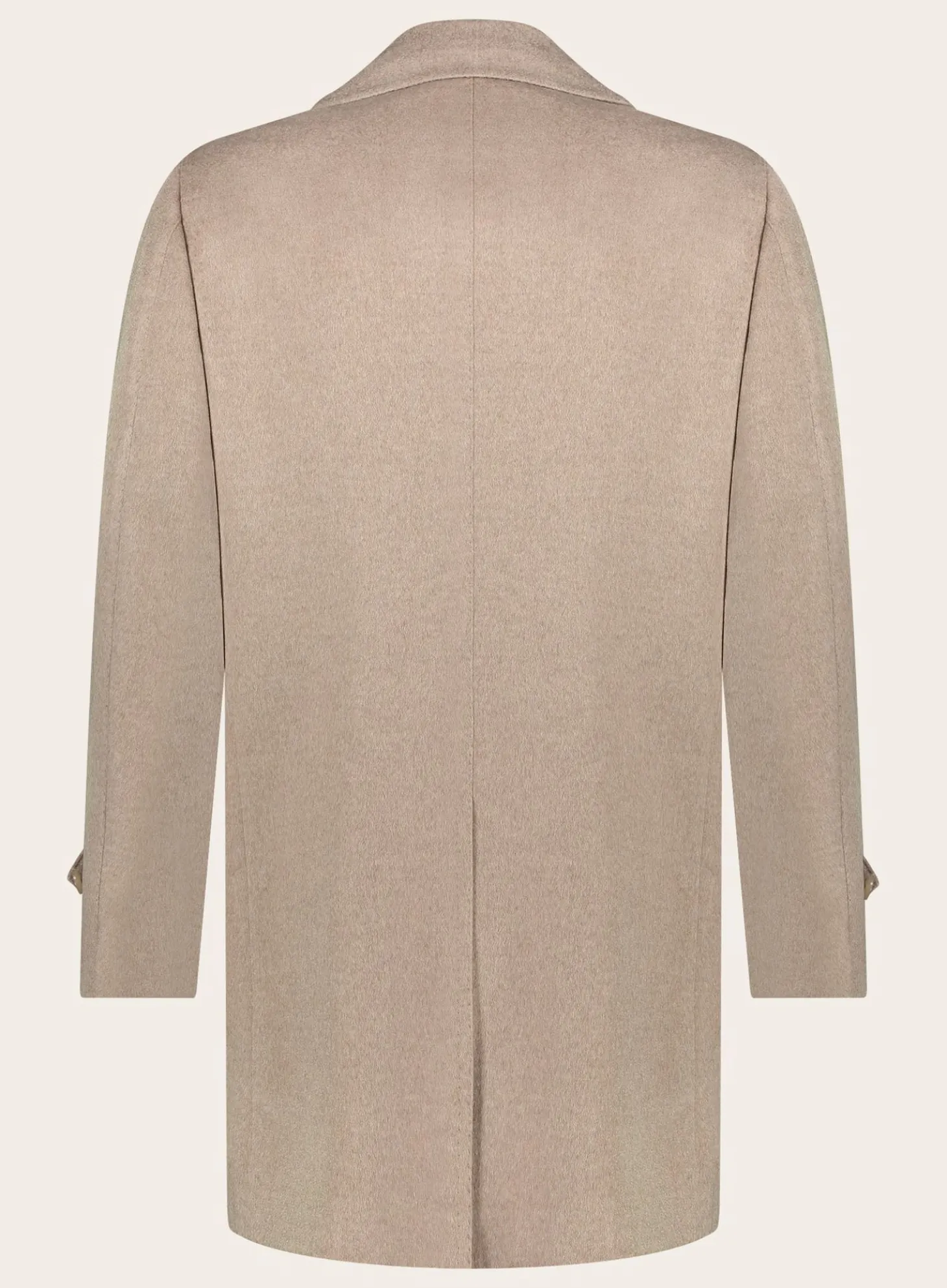 Cesare Attolini Handgemaakte Cashmere Mantel Taupe Best