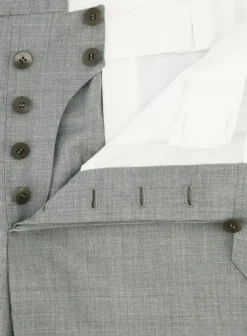 Cesare Attolini Handgemaakte Pantalon Van Wol L.Grijs Store