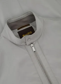 Moorer Jack Met Opstaande Kraag Taupe Hot