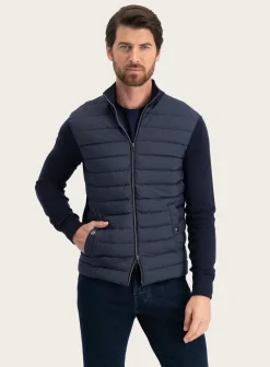 Herno Jack Met Opstaande Kraag Blue Navy Sale