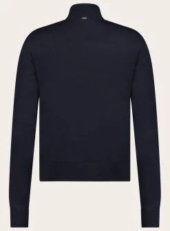 Herno Jack Met Opstaande Kraag Blue Navy Sale