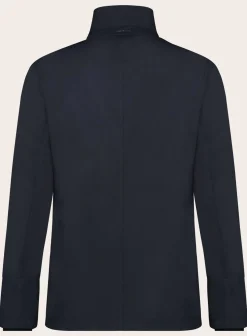 Herno Jack Met Opstaande Kraag Blue Navy Best Sale