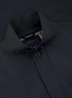 Herno Jack Met Opstaande Kraag Blue Navy Best Sale