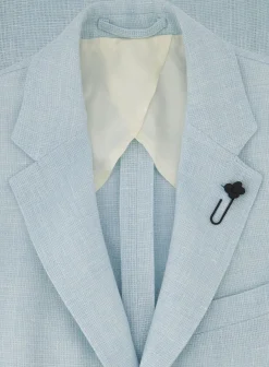 Lardini Jasje Van Linnen En Wol L.Blauw Cheap