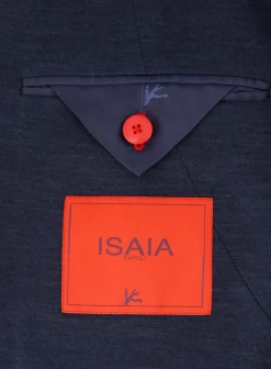 Isaia Jasje Van Wol Blue Navy Clearance