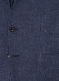 Corneliani Jasje Van Wol En Zijde Blue Navy Hot