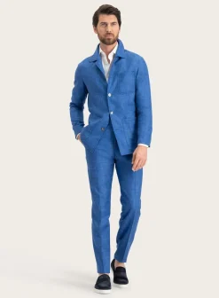 OGÉR Jasje Van Wol, Zijde En Linnen Blauw Shop