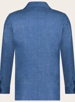 OGÉR Jasje Van Wol, Zijde En Linnen Blauw Shop