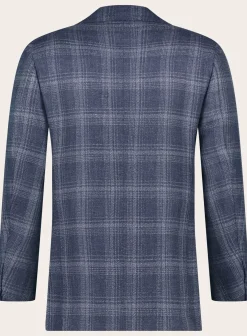 Cesare Attolini Jasje Van Wol, Zijde En Linnen Blue Navy Hot