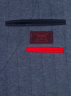 Isaia Jasje Van Zijde En Katoen Blauw Flash Sale