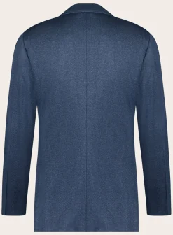 Isaia Jasje Van Zijde En Katoen Blauw Flash Sale