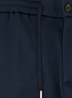 Maurizio Baldassari Jog Pantalon Van Zijde En Katoen Blue Navy Cheap