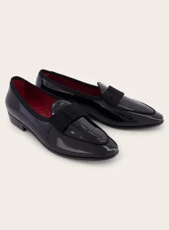 Baudoin u0026 Lange Lakleren Loafers Zwart Discount