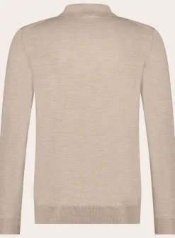 Kiton Lange Mouwen Polo Van Cashmere Cheap