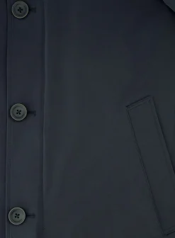 Herno Mantel Met Puntkraag Blue Navy Shop