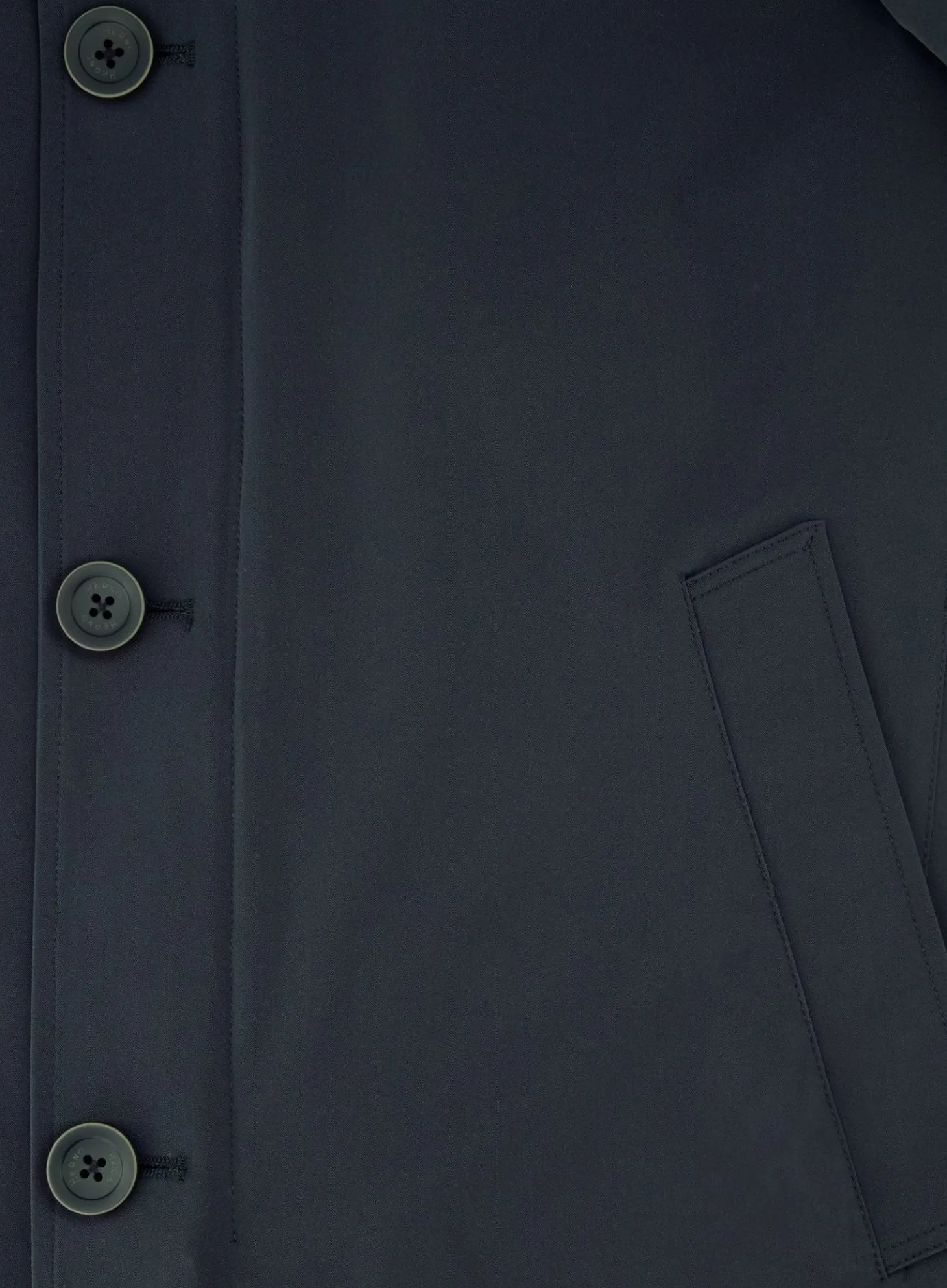 Herno Mantel Met Puntkraag Blue Navy Shop