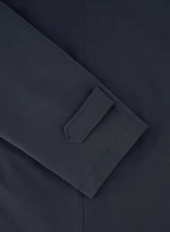 Herno Mantel Met Puntkraag Blue Navy Shop