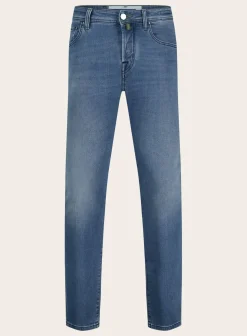 Jacob Cohën Nick Slim-Fit Jeans Mid.Blauw Discount
