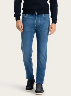 Jacob Cohën Nick Slim-Fit Jeans Blauw Discount