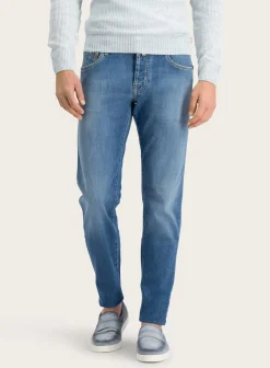 Jacob Cohën Nick Slim-Fit Jeans L.Blauw Discount