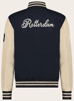 OGÉR x Feyenoord Oger X Feyenoord Varsity Jacket 22-23 D.Blauw New