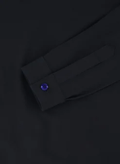 Marco Pescarolo Overshirt Met Kraag Van Wol En Katoen Blue Navy Best Sale