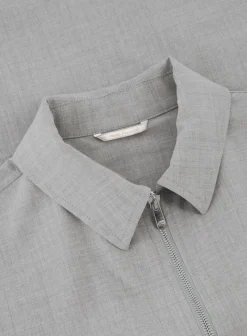 Marco Pescarolo Overshirt Met Kraag Van Wol En Katoen Discount