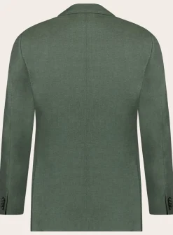 Corneliani Pak Van Linnen En Wol Groen Best Sale