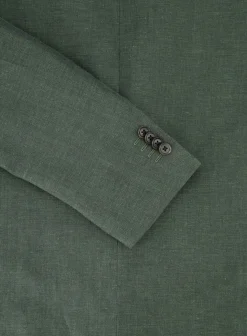 Corneliani Pak Van Linnen En Wol Groen Best Sale