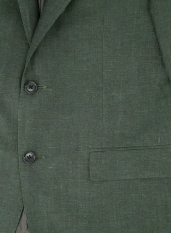 Corneliani Pak Van Linnen En Wol Groen Best Sale