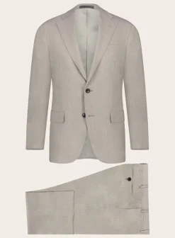 Corneliani Pak Van Wol Grijs-Beige Outlet