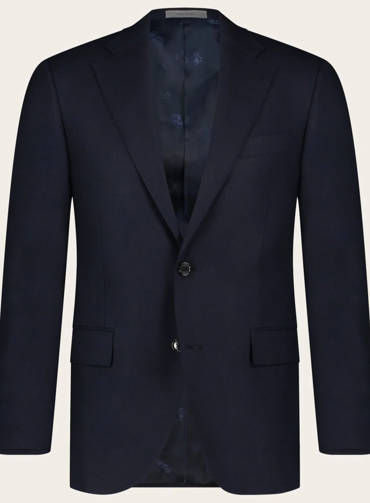 Corneliani Pak Van Wol En Katoen Blue Navy Flash Sale
