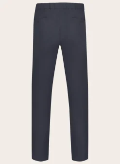 Herno Pantalon Met Trekoord Blue Navy Store