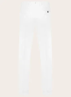 Berwich Pantalon Van Katoen Wit Outlet