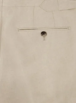 OGÉR Pantalon Van Linnen Beige Discount