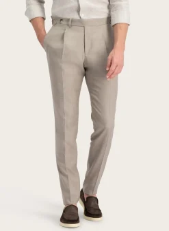 OGÉR Pantalon Van Wol Beige Outlet