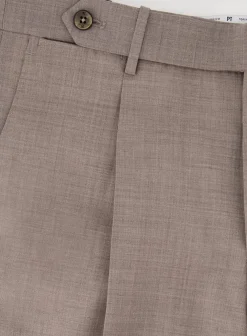 PT01 Pantalon Van Wol En Elastaan Fashion