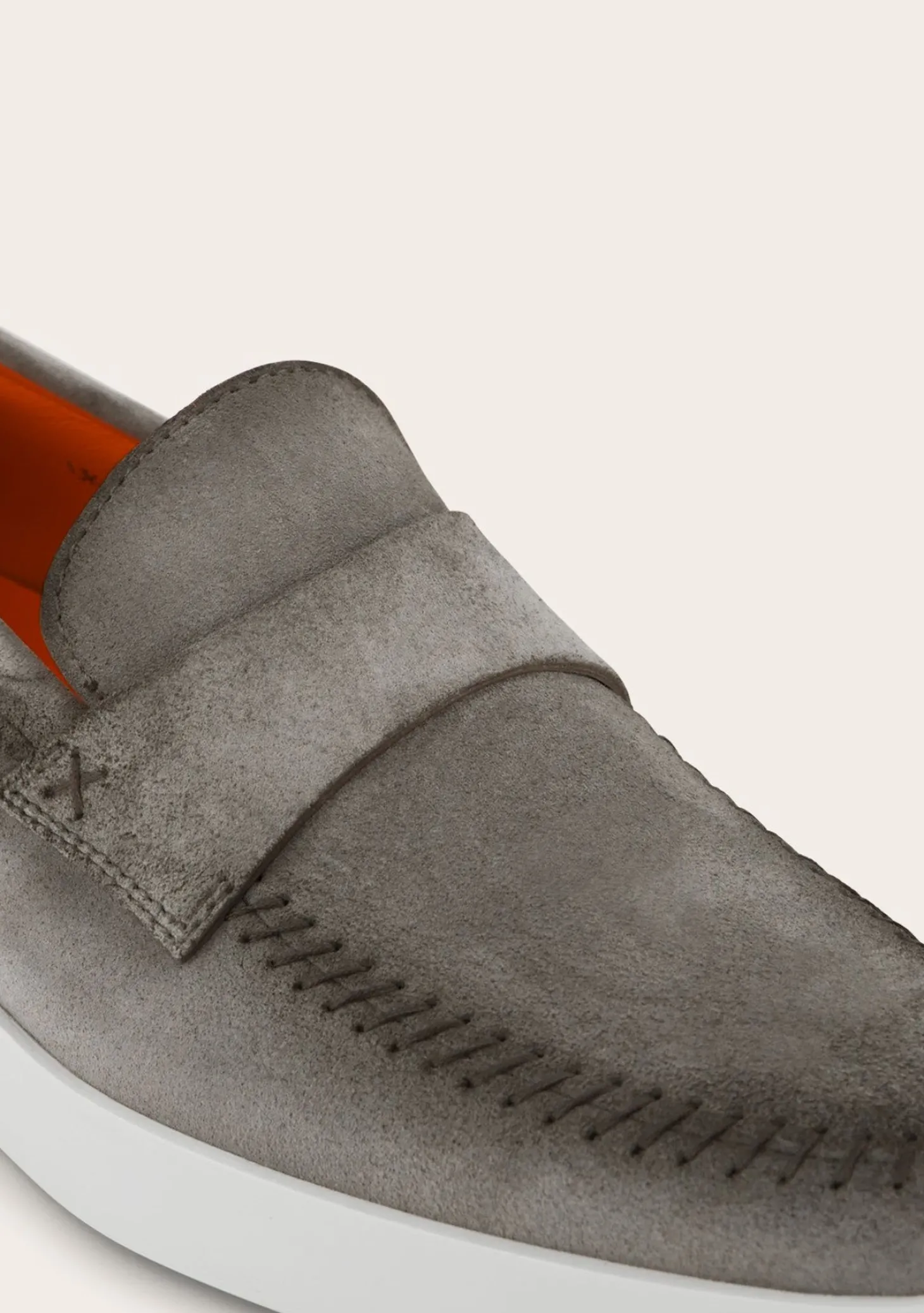 Santoni Penny Loafers Van Suede Cheap