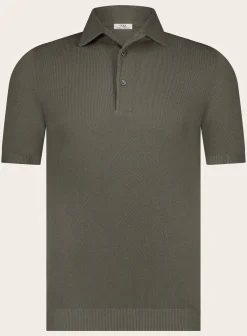 OGÉR Italian Knitwear Pique Polo Van Katoen Online