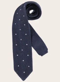OGÉR Polka Dot Stropdas Blue Navy Hot