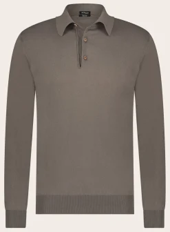 Kiton Polo Met Lange Mouwen Van Katoen Discount