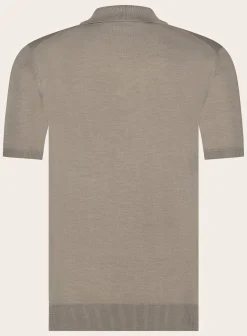 Corneliani Polo Shirt Met Korte Mouwen Van Zijde Online