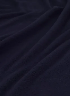 Isaia Poloshirt Met Lange Mouwen Van Wol Blue Navy Best Sale