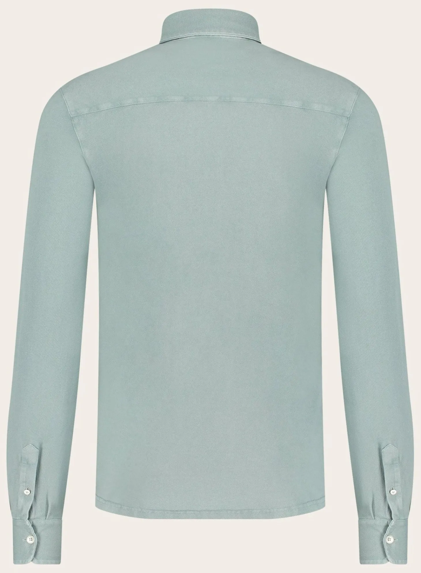 FEDELI Poloshirt Met Lange Mouwen Van Katoen Flash Sale