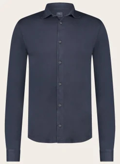 FEDELI Poloshirt Met Lange Mouwen Van Katoen Flash Sale