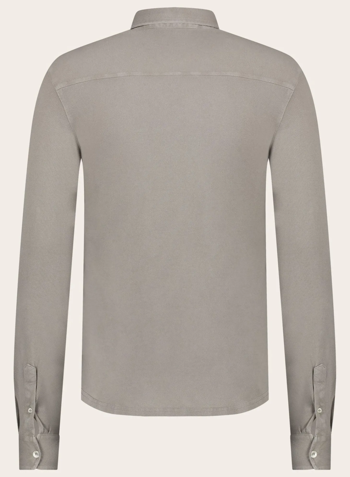 FEDELI Poloshirt Met Lange Mouwen Van Katoen Flash Sale