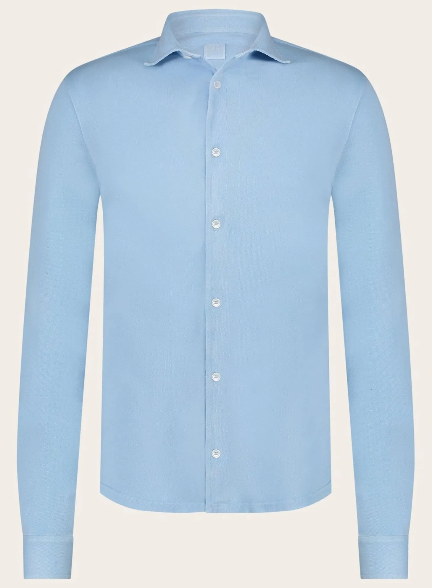 FEDELI Poloshirt Met Lange Mouwen Van Katoen Flash Sale