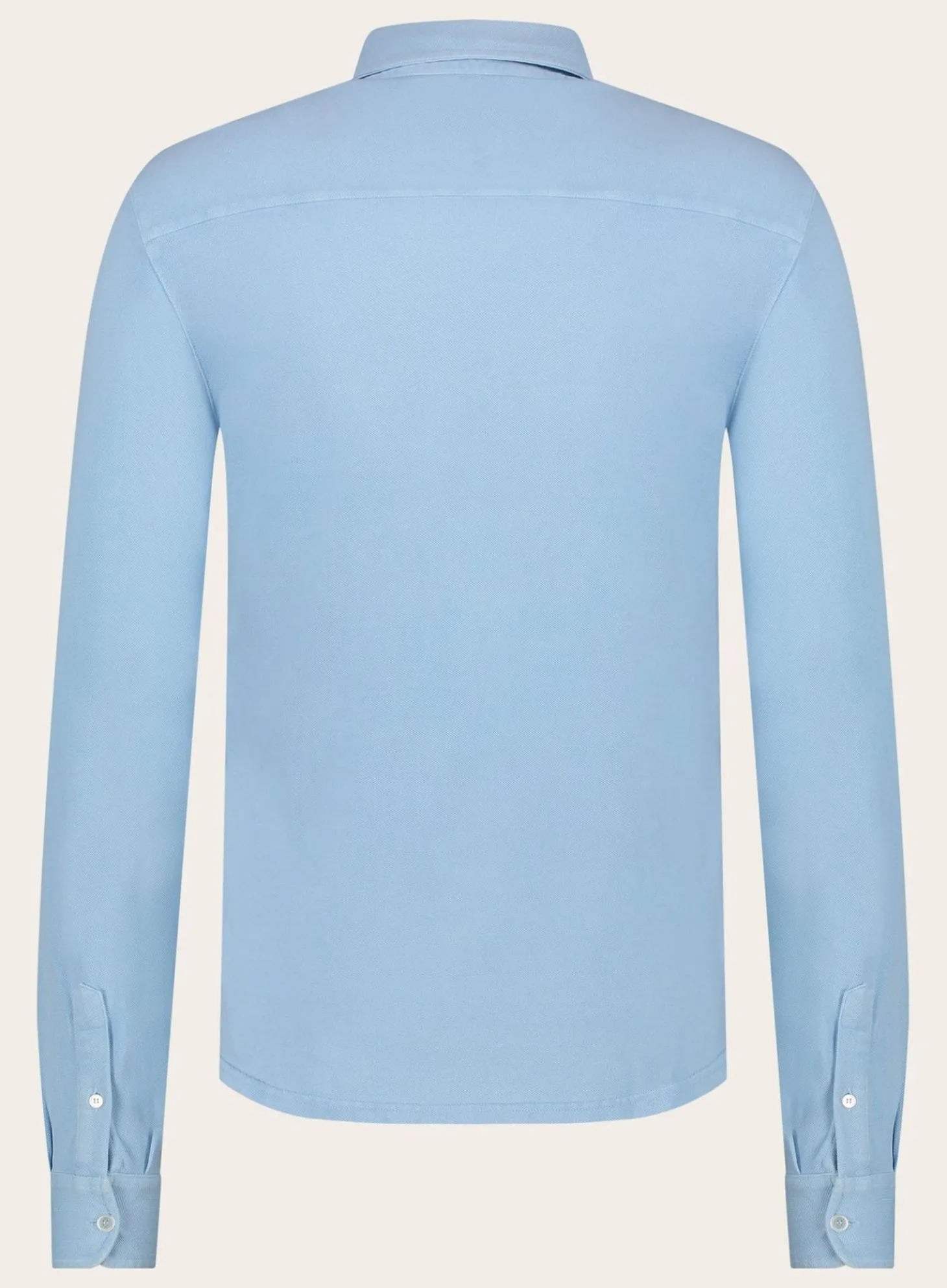 FEDELI Poloshirt Met Lange Mouwen Van Katoen Flash Sale