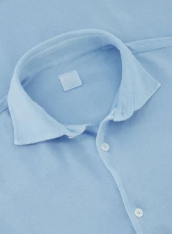 FEDELI Poloshirt Met Lange Mouwen Van Katoen Flash Sale